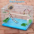 Big Square Size China Premium Metal Bird Cage (2021) Size: 25"×19" With All Accessories. 