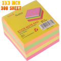 Multi color sticky note -3x3 inch 300 sheet. 