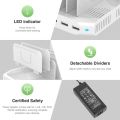 ALXUM 10 Ports USB Charging Station 96W Quick Charger for iPhone 13 14 Pro Max Xiaomi Redmi Note 11 12 Huawei Samsung iPad Air. 