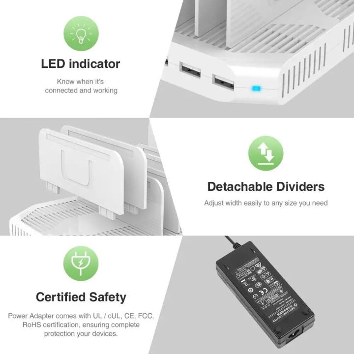 ALXUM%2010%20Ports%20USB%20Charging%20Station%2096W%20Quick%20Charger%20for%20iPhone%2013%2014%20Pro%20Max%20Xiaomi%20Redmi%20Note%2011%2012%20Huawei%20Samsung%20iPad%20Air%20-%20Image%205