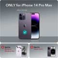 ESR for iPhone 14 Pro Max Case, Compatible with MagSafe, Shockproof Grade Protection, Air-Guard Corners, Magnetic Phone Case for iPhone 14 Pro Max, Air Armor (HaloLock), Clear.