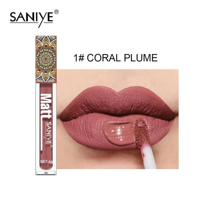 SANIYE%20Brand%20Makeup%20Nude%20Lip%20Gloss%20Waterproof%20Liquid%20Matte%20Lipstick%20Long%20Lasting%204g%20Quick%20Dry%20Red%20Lip%20Gloss%20Cosmetics%20Superman%20Ruoias%20-%20Image%205