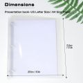 A4 Size 3 Ring Binder File Folder ,1.5 Inch Binder Planner Organizer Holds 8.5'' x 11'' Paper, Large Clear View Binder Folder minghao. 