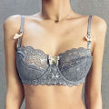 Thin Bras For Women Lingerie Floral Embroidery Plus Size Underwire Push Up Girls Lace Bra Top White Black Red A B C D Cup.