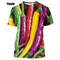 Personalized Chili Fashion 3D Printing Funny T Shirts Creative Pattern Short-sleeved Harajuku Unisex T-Shirt Top Male Female Tee.