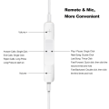 Apple EarPods with Lightning Connector In Ear Earphones And Headphone With Microphone For iphone. 