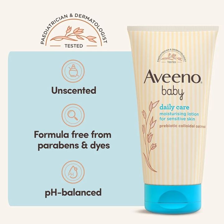 Aveeno%20Baby,%20Lotion,%20Daily%20Care,%20Moisturising,%20clinically%20proven%20to%20moisturise%20baby%E2%80%99s%20skin%20for%20up%20to%2024%20hours%20while%20helping%20to%20soothe%20and%20restore%20the%20skin%E2%80%99s%20natural%20protective%20barrier,%20150ml%20-%20Image%202
