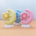 Mini USB rechargeable small fan children's handmade DIY body small cute portable fan.