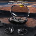 OWS Open Ear Headphones TWS Ear Hook Sport Earphones HiFi Sound Bluetooth Wireless Headset Handsfree Call Business Earbuds Built-in Microphone. 
