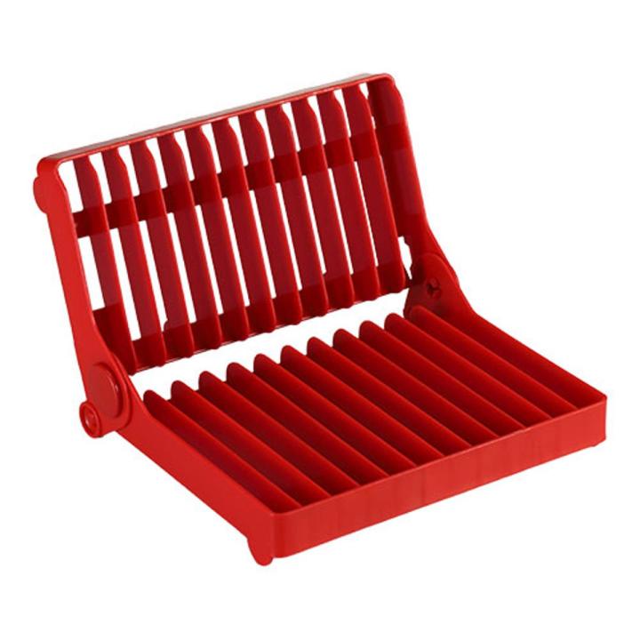 RFL Smart Dish Rack With Tray Red 76782