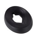 LI Motorcycle Helmet Stand, Round Helmet Donut Ring Service Pad, PU Helmet Support Donut Ring, Portable Helmet Support For Motorcycle Electric Bicycle ATV Scooter.