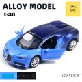 Bugatti Red/Black/Blue 1:36 Toy Car Metal Alloy Car Diecasts Toy Vehicles Car Model.