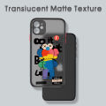 UCUC for OPPO F7 F7 Pro Back Cover Colorful Bear Frosted Transparent Hard Phone Case Thin Shockproof Full Cover Camera Protect Case. 