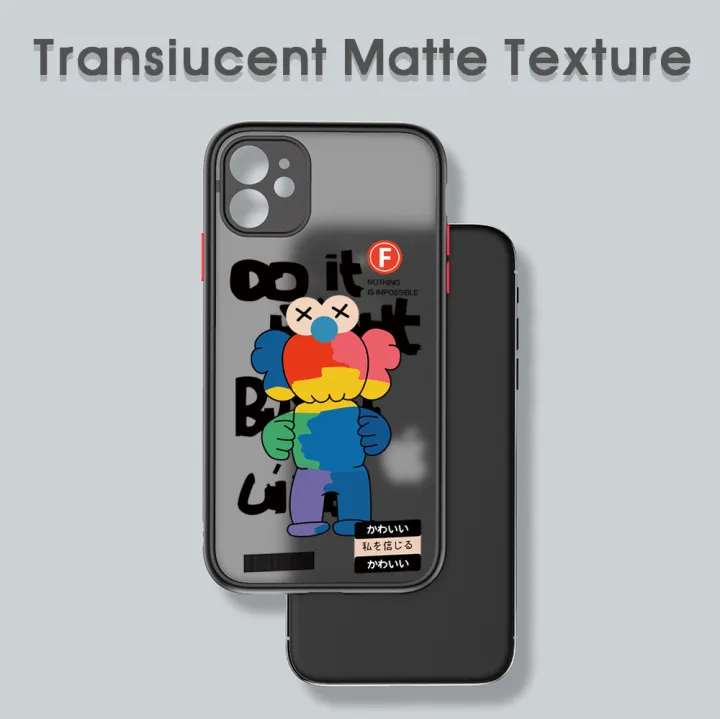 UCUC%20for%20OPPO%20F7%20F7%20Pro%20Back%20Cover%20Colorful%20Bear%20Frosted%20Transparent%20Hard%20Phone%20Case%20Thin%20Shockproof%20Full%20Cover%20Camera%20Protect%20Case%20-%20Image%203