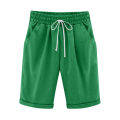 Summer Shorts Women Summer Bermuda Shorts Large Size 4XL Loose Casual Sports Stretchy Cotton Straight Leg Breathable Sweatshorts. 