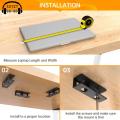 Under Desk Laptop Holder Mount With Screw,Under Desk Laptop Mount Bracket,Add On Under Table Laptop/Keyboard Storage.