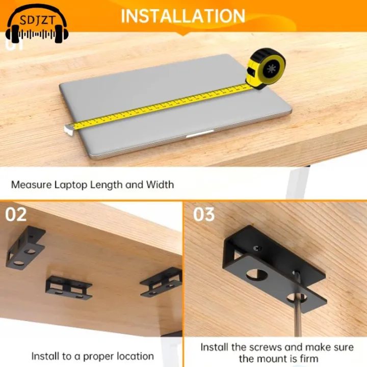 Under%20Desk%20Laptop%20Holder%20Mount%20With%20Screw,Under%20Desk%20Laptop%20Mount%20Bracket,Add%20On%20Under%20Table%20Laptop/Keyboard%20Storage%20-%20Image%203