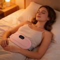 Electric Warm Belt 3s Fast Heat Relief Waist Pain Cramps Vibrating Abdominal Electric Belt. 