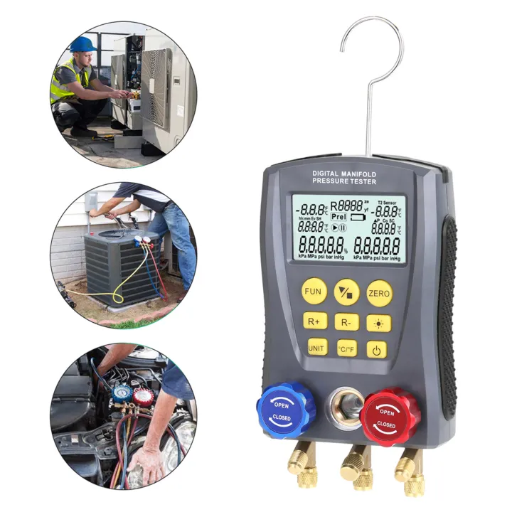 KOGEEK%20Pressure%20Gauge%20Refrigeration%20Digital%20Vacuum%20Pressure%20Manifold%20Tester%20Meter%20HVAC%20Temperature%20Tester%20-%20Image%207