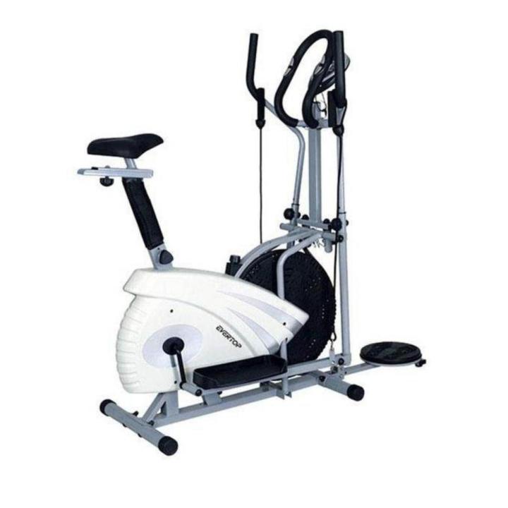 Multifunction Exercise Bike – 25kg - Black and White