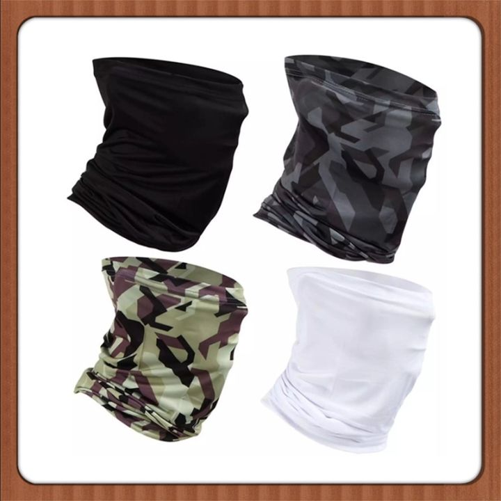 (Ready Stock) Face Mask Reusable Washable Muka Topeng Anti-UV Protection Head Buff Fishing Pancing Fishing Accessories Motorcycle Ice Silk Headscarf Face Mask Cover Ear Fishing Cycling Rider Mask Muka Sunscreen Cap Bib