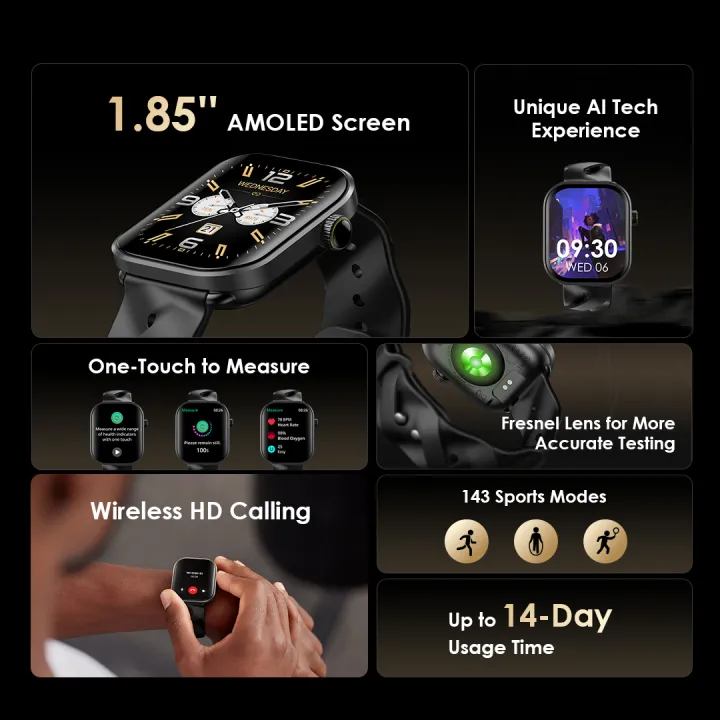 oraimo%20Watch%20Pro%20AM%201.85%E2%80%B3%20AMOLED%20IP68%20Smart%20Watch%20%20%20%20(OSW-811H)%20-%20Image%204