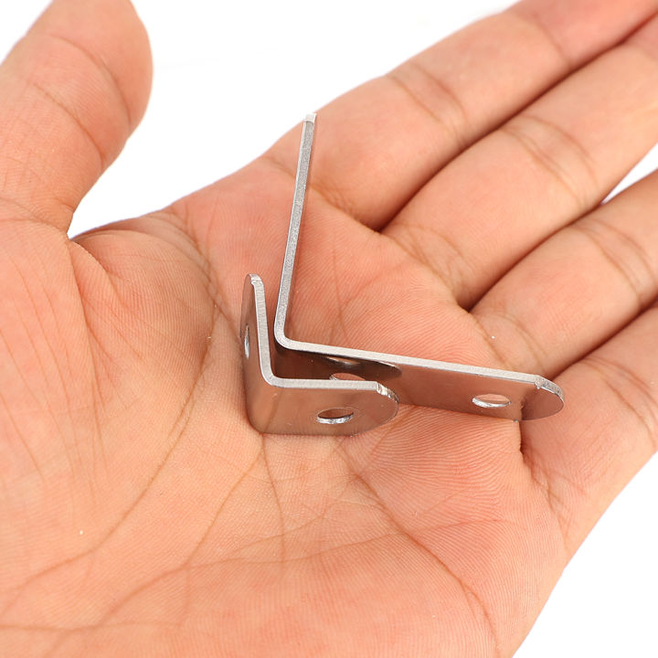 1/4/8Set%20Thickened%20Stainless%20Steel%20Angle%20Fastener%20Laminates%20Bracket%20Connector%2090%20Degrees%20Straight%20Angle%20Bracket%20With%20Screws%20For%20Wardrobe%20Window%20Display%20-%20Image%207