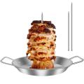 Heat-Resistant Vertical Kebab Stand Detachable Easy-to-Clean Stainless Steel Skewer Grill Rack Multi-Size Spikes Stainless.