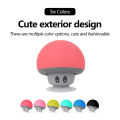 Small Mushroom Bluetooth Speaker Waterproof Suction Cup Mobile Phone Holder Small Subwoofer Mini Audio Creative Cartoon Gift.