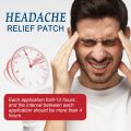 Headache Migraine Relief Patch Treat Head Pain Mental Anxiety Insomnia Improve Dizziness Stress Nerve Relax Acupressure Stickers. 