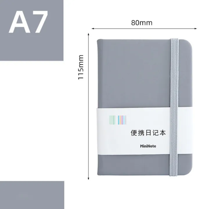 96%20sheets%20Mini%20portable%20notebook%20Smooth%20Writing%20Multiple%20Colors%20A7%20Small%20notebook%20for%20notes%20High%20beauty%20small%20notebook%20for%20Office/School/Home%20Student%20Hand%20ledger%20-%20Image%203