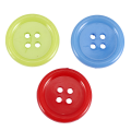 DIY random color Set of 100 sewing buttons Craft for kids DIY toys, Plastic, Random Color, 20mm. 
