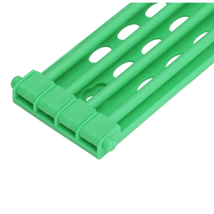 4Pcs%20Pigeon%20Leg%20Ring%20Stand%204%20Column%20Design%20Large%20Capacity%20Wall%20Mounted%20Safe%20Durable%20Plastic%20Parrot%20Leg%20Ring%20Holder%20Green%20-%20Image%204