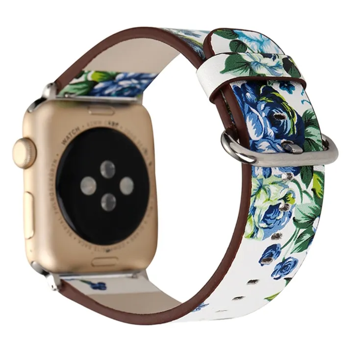 For%20Apple%20Watch%20Ultra%2049mm&Watch%20Ultra%202%2049mm%20/%20Series%209&8&7%2045mm%20/%20SE%203&SE%202&6&SE&5&4%2044mm%20/%203&2&1%2042mm%20Fashion%20Pastoralism%20Style%20Little%20Floral%20Pattern%20Women%20Watch%20Leather%20Watch%20Band%20-%20Image%208