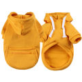 Autumn Winter Small, Medium, and Large Zipper Pockets, Dog Clothes, Cat Sweatshirts, Teddy Bomei Fighting Pet Supplies.