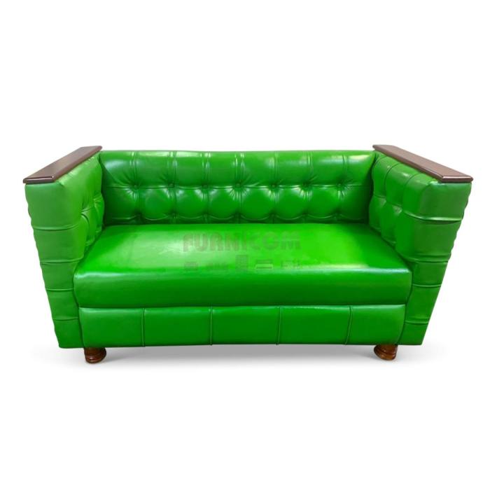 Lacquered Sofa Green (2 seater)