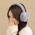 【Popular choice】 Ear Wraps Fashion Autumn Winter Earmuffs Coldproof Plush Ear Warmer Little Bear Comfortable Ear Protection Outdoor. 