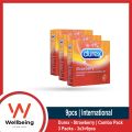 Durex Pleasure Me Condoms - Combo Pack (9 pcs) - Easy-On Shape, Dermatologically Tested, 56mm Nominal Width.
