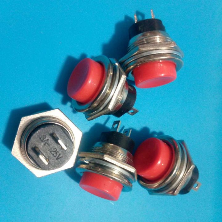 Round%20Shape%203A/125V%20SPST%20Red%20Panel%20Mounting%20Momentary%202%20Pin%20Push%20Button%20Switch%20-%20Image%208