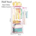 3 স্তর ওয়ার্ড্রোব -BeautyLand Korean Multipurpose 3 Layer Cloth Organizer Rack Wardrobe.