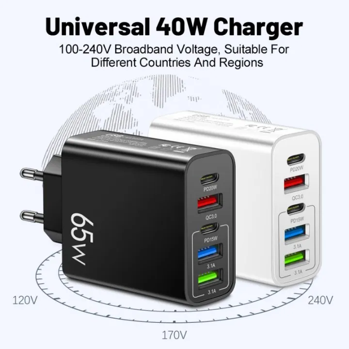 65W%20USB-C%20Wall%20Charger%20PD15W%205V/3.1A%205%20Port%20Cube%20Power%20Plug%20Adapter%20Multi-port%20Mobile%20Phone%20Chargers%20For%20Samsung%20iPhone%2014%20-%20Image%206