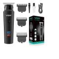 VGR V-937 NEW 8-hour Use time electric clipper LCD hair clipper hair salon special engraving electric clipper. 