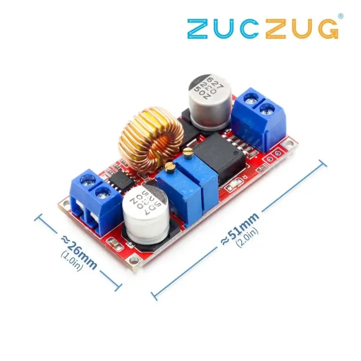 【Hey my home】Lithium Battery Charger Module 0.8V-30V 5A LED Driver Step Down Converter Board Constant Current Voltage