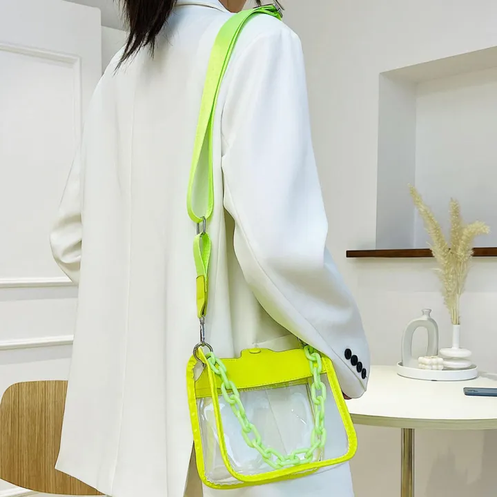 Ladies%20Bag%20Transparent%20Bag%20Jelly%20Bag%20Fashion%20PVC%20Bag%20Chain%20Bag%20Messenger%20Bag%20Satchel%20Crossbody%20-%20Image%204