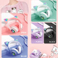 【Limited Quantity】 Cat Ears Headphones Flash Light With MIC Control LED Kid Girl Stereo Cute Music Helmet Phone Headset Earphone.