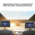 Universal 7Inches Car Headrest Monitor Screen Rear Seat Entertainment Multi-Media Player for AV USB SD MP4 MP5 FM Black.