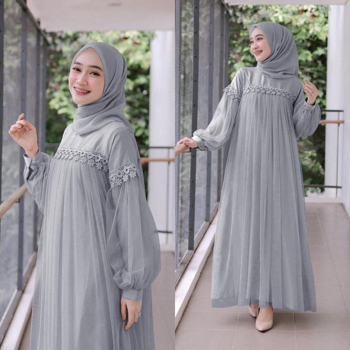 New design Stylish Pink Color Hijab Gown Borka Malai Georgette and soft net Fabric For Women