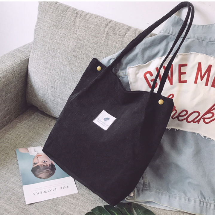 Mumu%20#3006%20Korean%20Candy%20Color%20Corduroy%20Canvas%20Bags%20Tote%20Bag%20For%20Women%20-%20Image%204