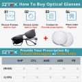 SZTZX Classic Magnet Clip on Reading Glasses Men Polarized Sunglasses With Anti-Blue Light Myopic Hyperopia Prescription Glasses. 