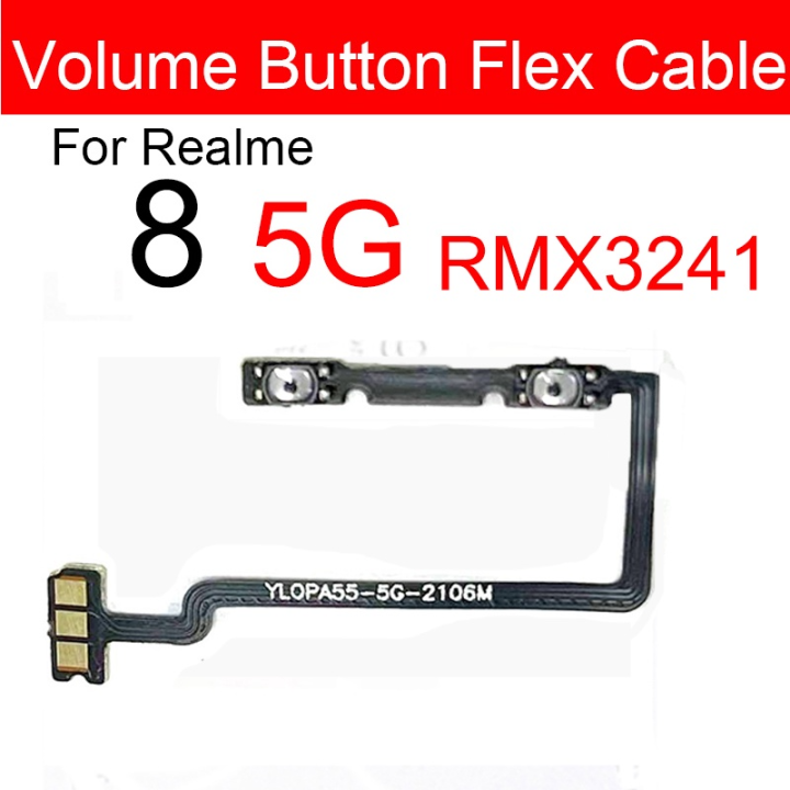 Realme%207%208%208S%204G%205G%208%20Pro%208i%209i%20Power%20on%20/%20off%20Switch%20Button%20Side%20Volume%20Up%20Down%20Buttons%20Flex%20Cable%20Replacement%20Part%20-%20Image%205